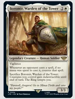Boromir, Warden of the Tower The Lord of the Rings: 0004 Regular NM - Image 1