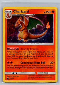 Pokemon TCG Charizard Sun & Moon SM226 Holo Promo Promo HP - Image 1