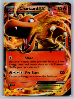 Pokemon TCG - Charizard EX - 11/106 - Ultra Rare - XY: Flashfire [Near Mint] - Image 1