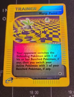 Warp Point 152/165 Pokemon Card TCG Expedition Base Set Reverse Holo - Image 1