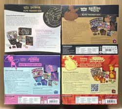 Pokemon TCG - 4 x ETB Lot Fusion Strike Shining Fates Lost Origin Vivid Sealed - Image 3