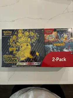 Pokemon TCG Surging Sparks 2 Pack Etb And Booster Bundle - Image 3