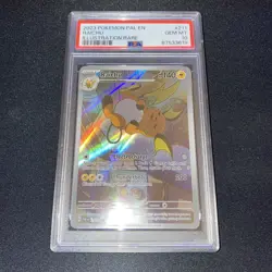 Pokemon Raichu 211/19 Paldea Evolved Illustration Rare PSA 10 GEM MINT - Image 5
