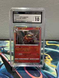 CGC 10 Gem Mint Charizard Holo (JPN) Pokemon GO - 010/071 Pokemon TCG 2022 - Image 1