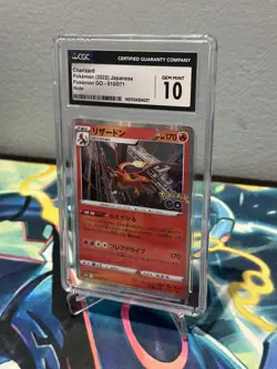 CGC 10 Gem Mint Charizard Holo (JPN) Pokemon GO - 010/071 Pokemon TCG 2022 - Image 3