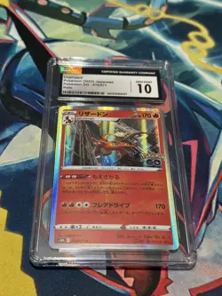 CGC 10 Gem Mint Charizard Holo (JPN) Pokemon GO - 010/071 Pokemon TCG 2022 - Image 4