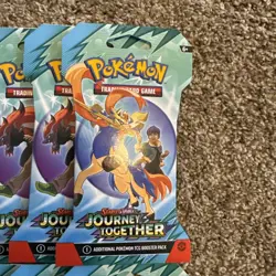 Lot of (10) Pokemon Scarlet and Violet - Journey Together Booster Packs Sealed - Image 3