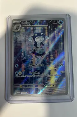 Pokemon Poliwhirl Illustration Rare 176/165 Scarlet & Violet 151 Holo IR - Image 1