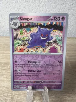 Pokemon TCG Gengar Scarlet & Violet 151 Reverse Holo 094/165 - Image 1