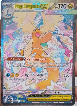 Pokemon Mega Dragonite EX 290/217 Evolving Skies Secret Rare Holo Full Art - Image 1