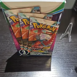 Pokemon Scarlet & Violet Paradox Rift Booster Hanger Box 3 Pack - Image 2
