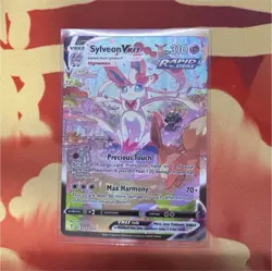 Nintendo Pokemon TCG Sylveon VMAX Secret Rare Full Art Holo 212/203 2021 - Image 1