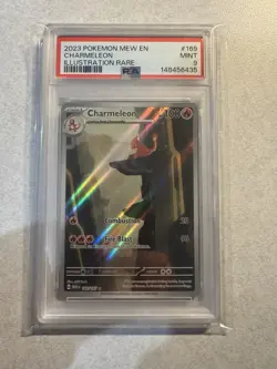 Pokemon 151 Charmeleon English Illustration Rare PSA 9 - Image 1