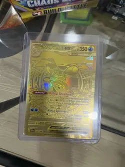 Pokemon TCG Chaos Rising Mega Greninja Ex Hyper Rare 122/086 GOLD Pack Fresh - Image 1