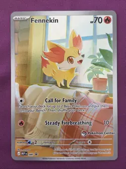Fennekin 080 Pokemon Center Promo Chaos Rising Pokemon Center ETB LP - Image 1