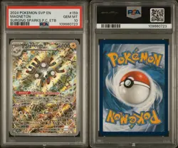 Pokemon Center Stamp Promo Magneton Surging Sparks ETB SVP EN 159 PSA 10 - Image 2