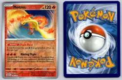 Moltres 146/165 Reverse Holo Rare 151 Pokemon Near Mint - Image 3
