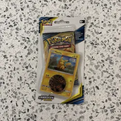 Pokemon TCG Unbroken Bonds Booster Pack Checklane Pikachu Promo New Sealed - Image 1
