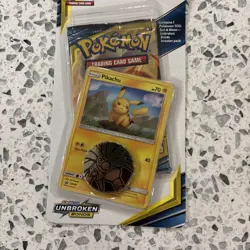 Pokemon TCG Unbroken Bonds Booster Pack Checklane Pikachu Promo New Sealed - Image 2