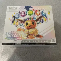 Pokemon Prismatic Evolutions ETB Elite Trainer New Factory Sealed - Image 1