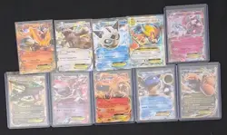 Lot of 10 Pokemon XY EX Holos Rayquaza, Charizard, Mewtwo, Dragonite, Blastoise - Image 1