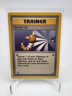1999 Pokemon Base Set Scoop Up Trainer 78/102 Rare Unlimited NM TCG Nintendo - Image 1
