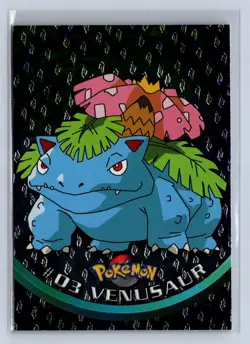 1999 Topps Pokemon TV Animation Foil Venusaur #3 - Image 1