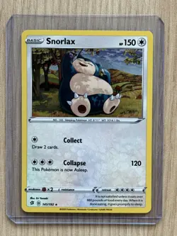 Snorlax 141/192 Rebel Clash Holo Cosmos Holo Rare Pokemon TCG Promo - Image 1