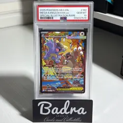 Pokemon 2025 Mega Kangaskhan ex 182/132 SIR Mega Evolution English GEM MT PSA 10 - Image 1