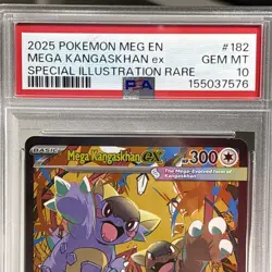 Pokemon 2025 Mega Kangaskhan ex 182/132 SIR Mega Evolution English GEM MT PSA 10 - Image 3
