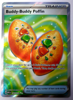 Buddy-Buddy Poffin - Pokemon: Mega Evolution - Ultra Rare - NM 167 - Image 1