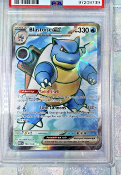 Pokemon 151 Blastoise ex #184 ~ PSA Gem MT 10 - Image 4