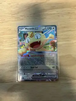 Pokemon Meowth EX 062/088 Perfect Order POR - NM. - Image 1