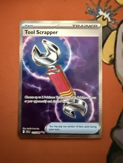 Tool Scrapper 115/086 Pokemon Chaos Rising Full Art Ultra Rare Pokemon Trainer - Image 1