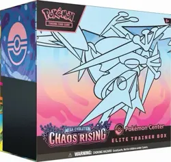 Pokemon Center Chaos Rising Elite Trainer Box ETB CONFIRMED CHECKOUT PRESALE - Image 1