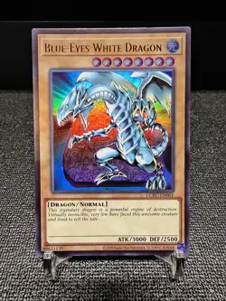 | Yugioh Blue-Eyes White Dragon LCKC-EN001 Ultra Rare NM/M 🔥 | - Image 1