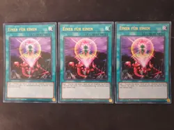 3x Yu-Gi-Oh! RA03-DE056 Einer fur einen Ultra Rare NM 1st - Image 1