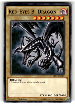 Red-Eyes B. Dragon MIL1-EN027 1st Edition Common Millennium Pack - Image 1
