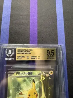 Disney Lorcana Elsa Enchanted & Pokemon Pikachu EX Graded Holo Card Lot - Image 2