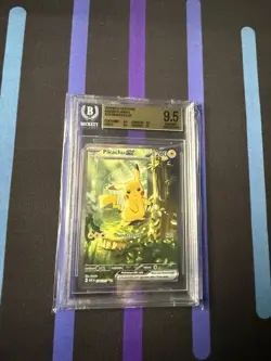 Disney Lorcana Elsa Enchanted & Pokemon Pikachu EX Graded Holo Card Lot - Image 4