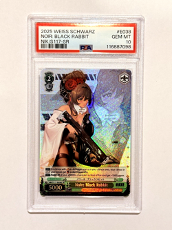 Weiss Schwarz Goddess of Victory: NIKKE - Noir: Black Rabbit SR / PR PSA 10 (2) - Image 3