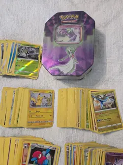 HUGE LOT OF OVER 1400 POKEMON CARDS GOLD BARS AND SEALED TIN FOIL CARDS INCLUDED - Image 3