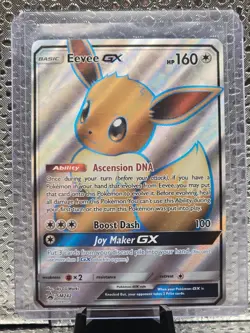 Eevee GX SM242 Full Art Promo Holo Pokemon TCG English Card Sun & Moon - Image 1