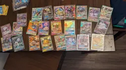 Pokemon Card Lot 100 Official TCG Cards + Ultra Rare | VMAX GX EX VINTAGE ETC - Image 1