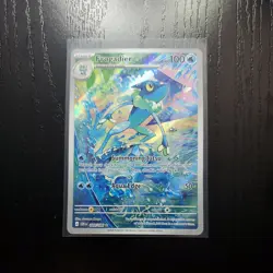 Pokemon Frogadier Illustration Rare Full Art Holo Card 089/086 Chaos Rising NM - Image 1
