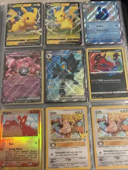 Pokemon Card Binder Collection Modern/Vintage 81 Cards - Image 2
