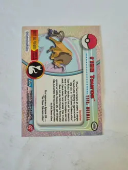 Tauros #128 Topps Blue Logo Trading Cards Series 3 Pokemon Non-Holo Near Mint - Image 2