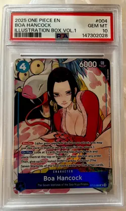 2025 Boa Hancock Illustration Box Vol. 1 Promo ST17-004 PSA 10 One Piece Card - Image 1
