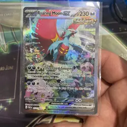 Roaring Moon EX Sir 251/182 Paradox Rift Holo Pokemon TCG Card NM Condition - Image 1