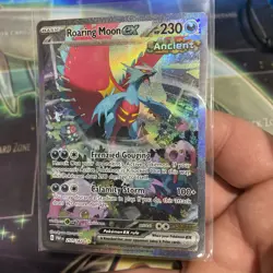 Roaring Moon EX Sir 251/182 Paradox Rift Holo Pokemon TCG Card NM Condition - Image 2